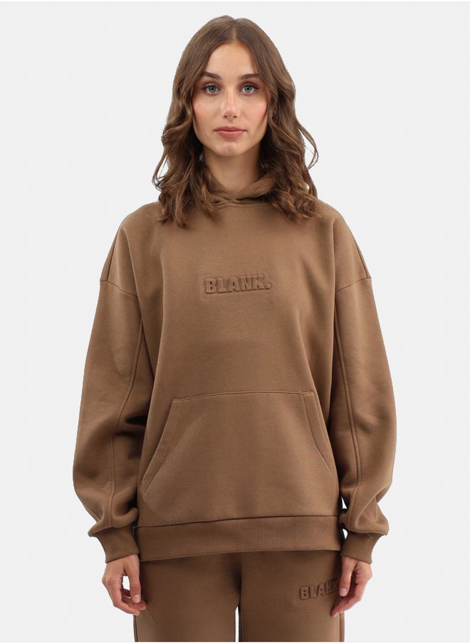 ASTK - Relaxed hoodie with chest 3D print - Image 1