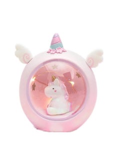 yongsheng Unicorn Style Lamp Pink，Office Decor Office Decor Toys Night Light, Cute Stylish Stars Moon Projector Lamp Constellation Night Light for Graduation Office Decor Toys Toys  - Image 1