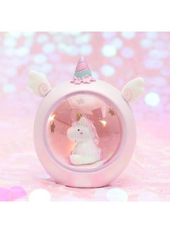 yongsheng Unicorn Style Lamp Pink，Office Decor Office Decor Toys Night Light, Cute Stylish Stars Moon Projector Lamp Constellation Night Light for Graduation Office Decor Toys Toys  - Image 3