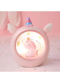 yongsheng Unicorn Style Lamp Pink，Office Decor Office Decor Toys Night Light, Cute Stylish Stars Moon Projector Lamp Constellation Night Light for Graduation Office Decor Toys Toys  - Image 4