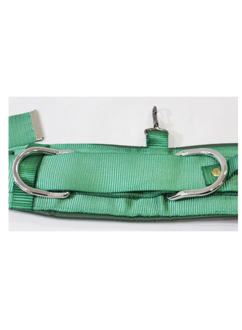 Kingroy safety belt, for climbing protection, heavy duty model, with rope, with grop garb, with safety lock hook - Image 4