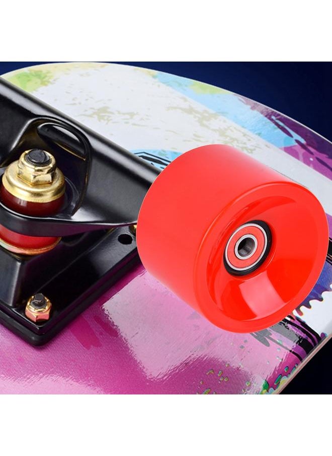 Thoraya - 1 pcs PU 70mm DIY Red Skateboard Wheel Electric Longboard Wheels Accessory - Image 1