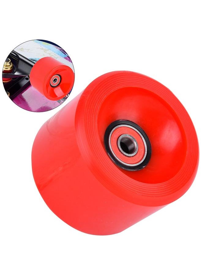 Thoraya - 1 pcs PU 70mm DIY Red Skateboard Wheel Electric Longboard Wheels Accessory - Image 1