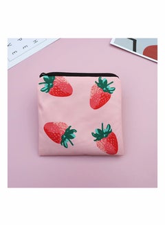 Y&D Sanitary Napkin Storage Bag 3 Pack Cartoon Pads Bag with Zipper 5x5 inches First Period for Girls Women Ladies  - Image 5