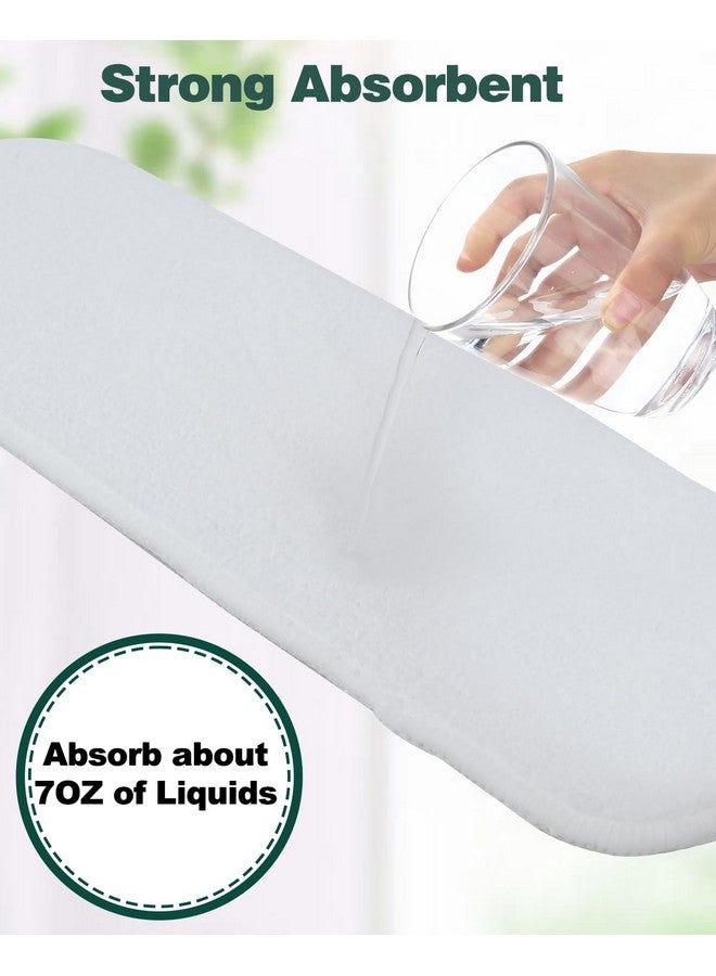 بيبي جول حفاضات قماشية قابلة لإعادة الاستخدام من بيبي جول، عبوة من 12 قطعة، بطانات ماصة وجيدة التهوية، حشوات من الألياف الدقيقة ثلاثية الطبقات للحفاضات القماشية للأطفال من عمر 12 عامًا فما فوق - Image 4