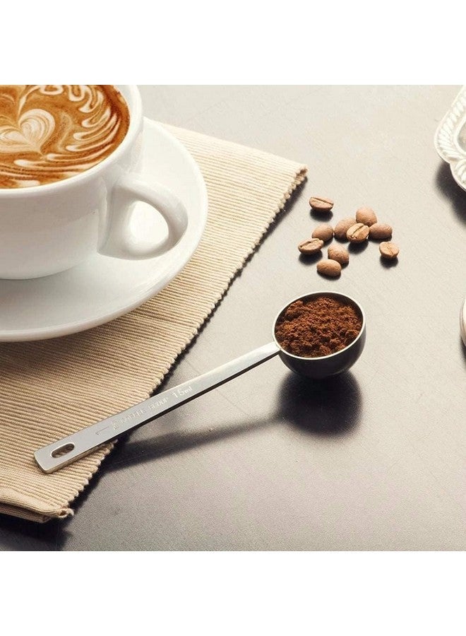 Jasni Stainless Steel 1 Tablespoon Measuring Coffee Scoop Spoon, Set of 3 - Image 3