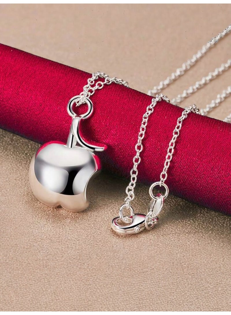 نيو ستايل سلسال نسائي بتصميم راقي وأنيق مطلي بالفضة 925 - Image 2