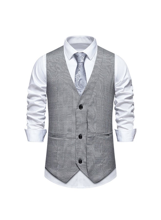 Shougu New Fashionable Casual Men's Suit Vest - Image 1