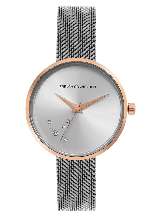 French Connection French Connection Women's Analog Watch Silver Strap-FCL23-E