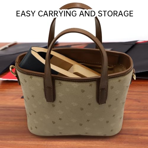 FASTTOBUY Stitch Pony,FASTTOBUY Beech Wood Foldable Leather-Pony Table Desktop Stitching Pony Horse Clamp,Leather Sewing Pony Horse Clamp for DIY Hand Stitching Leather Clamping - Image 5