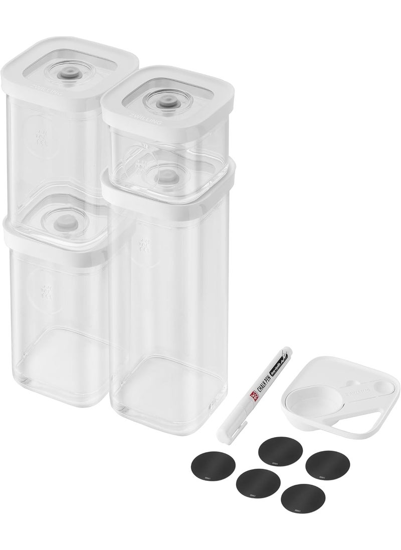 Zwilling ZWILLING Fresh  Save CUBE Storage Organizer 6Piece S Pantry Organizers and Storage Plastic BPAFree Airtight Dry Food Storage Container for Storing Herbs Toppings Small Nuts and more  - Image 1
