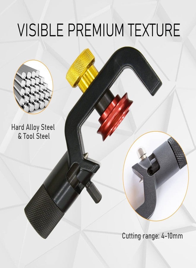 Young Dance Armored Cable Stripper 4-10mm Wire Stripper Coax Mid Span Cable Radial Cutter Slitting Ring Tools Coax Round Cable Jacket Stripping Armored Fiber Optic Cable Stripper Tools - Image 3