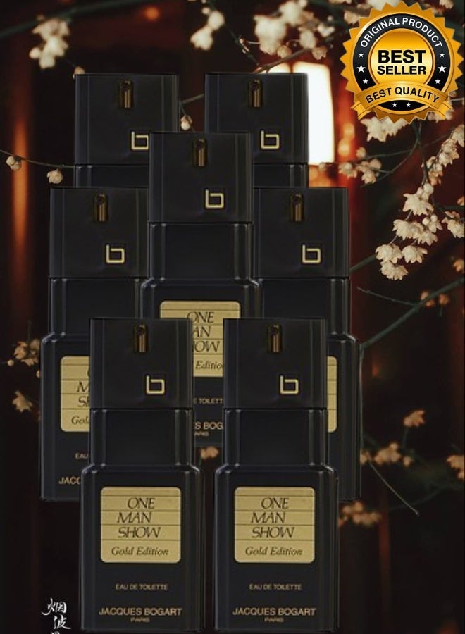 Jacques Bogart 7 Pieces One Man Show Gold Edition Perfume 100ML - Image 1