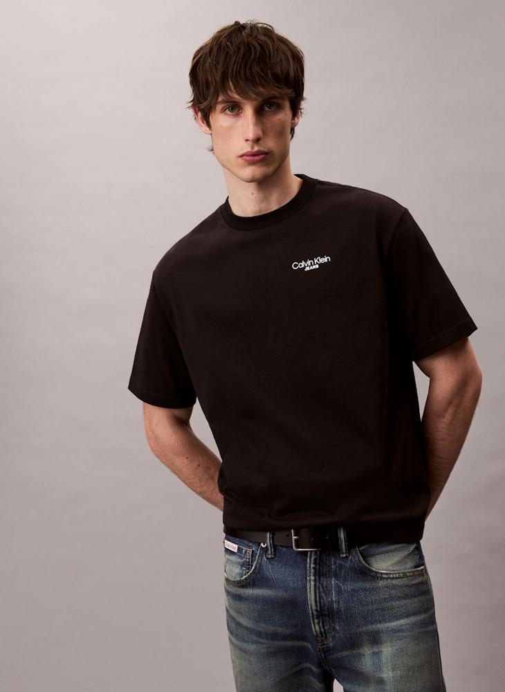 Calvin Klein Jeans Logo Back Print T-Shirt - Image 1