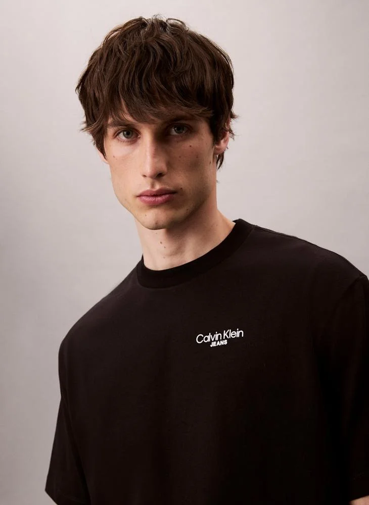 Calvin Klein Jeans  Logo Back Print T-Shirt for Men | Best Price UAE