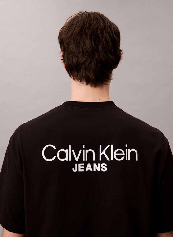 Calvin Klein Jeans Logo Back Print T-Shirt - Image 4