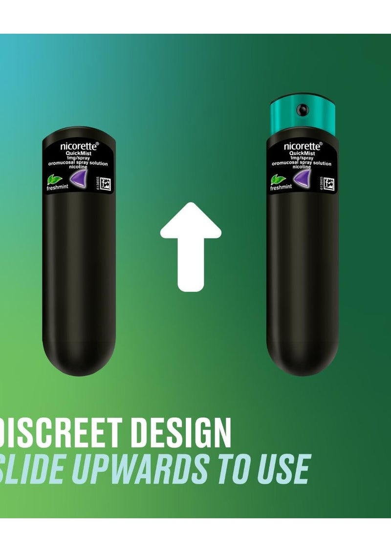 Nicorette - Quickmist Mouth Spray, Cool Berry - 2 x 150 Sprays - Image 3