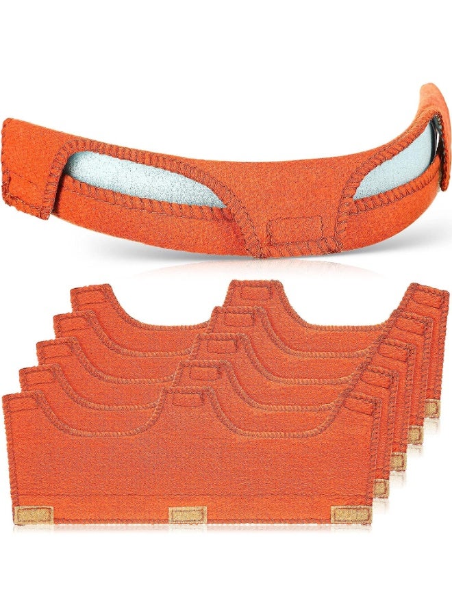 2Pcs Hard Hat Sweatband Liners Helmet Welding Antiperspirant Belt Sweatband Air Cushion Sweatband Helmet Comforter Pad,Orange  - Image 1