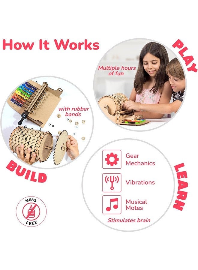Smartivity Mechanical Xylofun Music DIY S.T.E.M Kit for Kids (Ages 8–14) – Educational Toy to Learn Music, Notes & Composition - Image 3