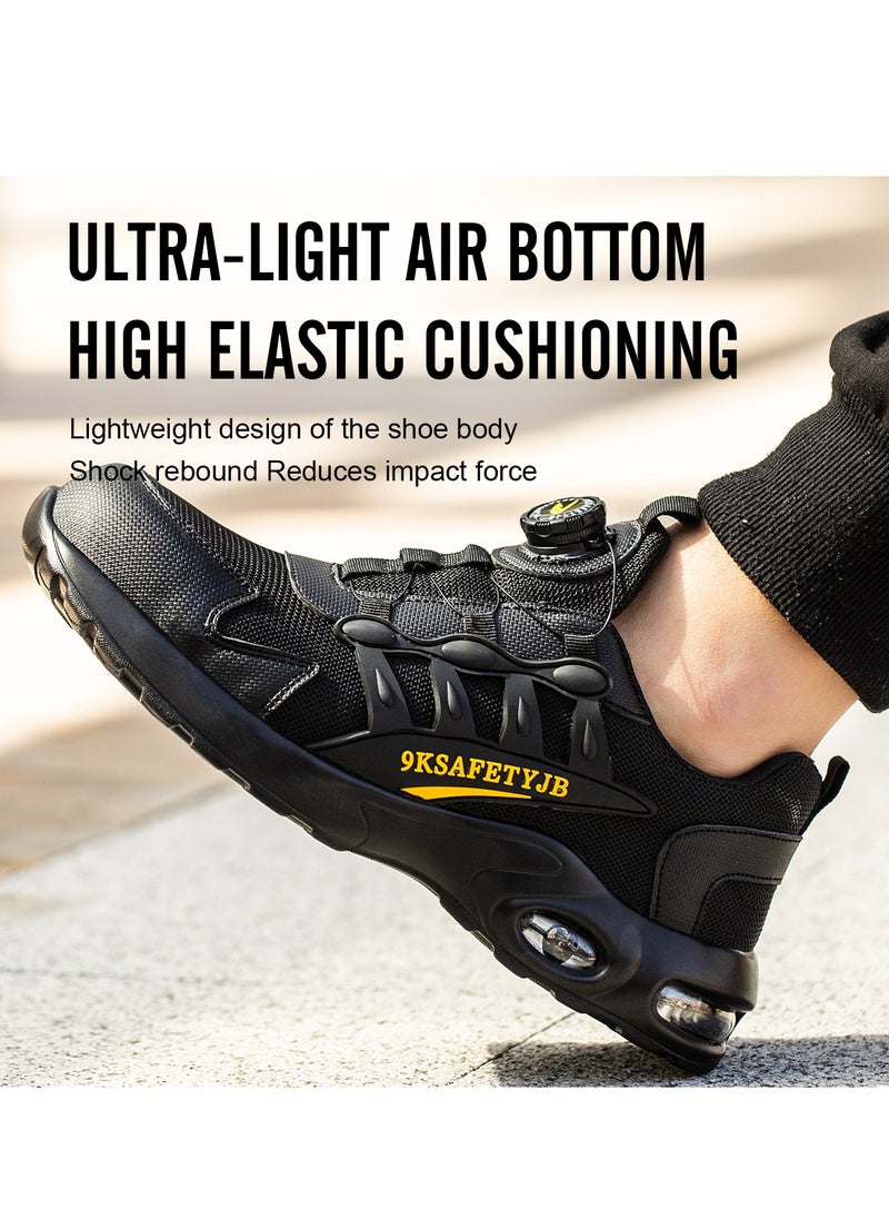 VICTGOAL - Work Shoes for Women Men, Safety Indestructible Steel Toe Athletic Sneakers, Lightweight Industrial and Construction Shoes - Image 1