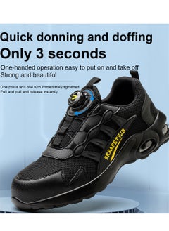 VICTGOAL Work Shoes for Women Men, Safety Indestructible Steel Toe Athletic Sneakers, Lightweight Industrial and Construction Shoes  - Image 5