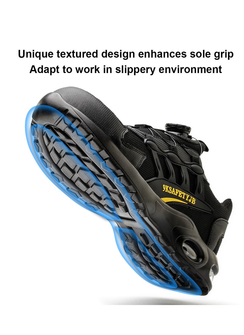 VICTGOAL - Work Shoes for Women Men, Safety Indestructible Steel Toe Athletic Sneakers, Lightweight Industrial and Construction Shoes - Image 1