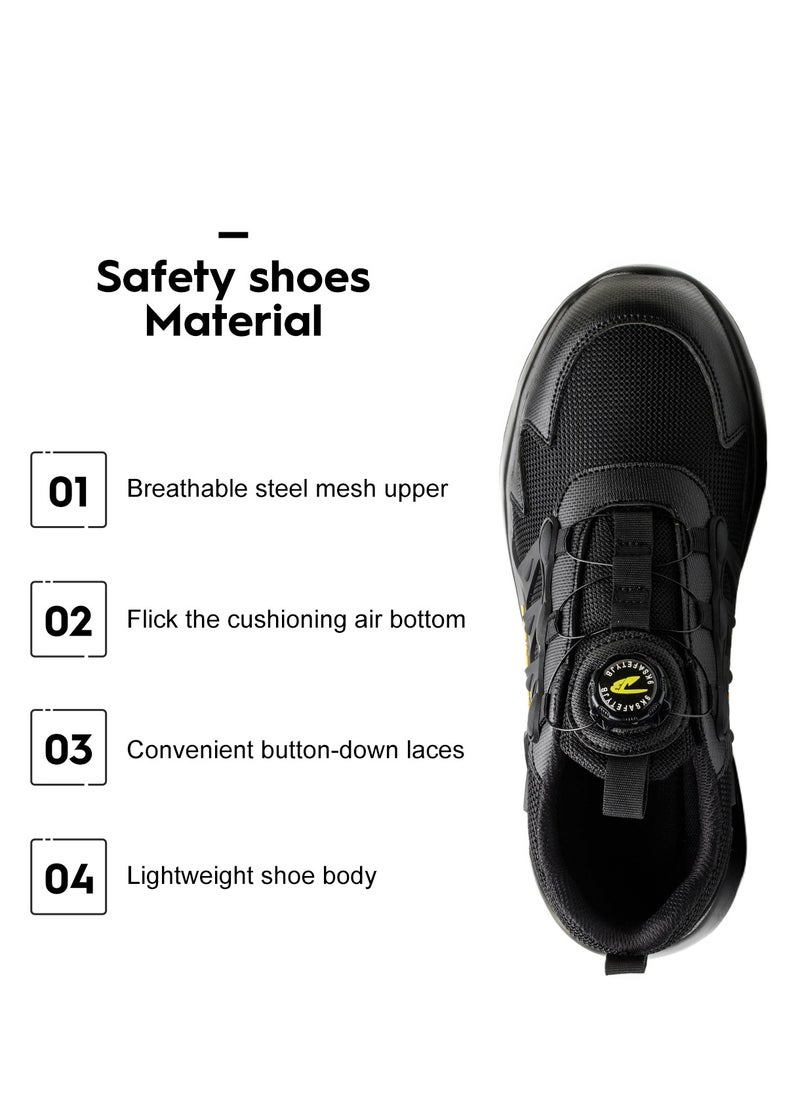 VICTGOAL - Work Shoes for Women Men, Safety Indestructible Steel Toe Athletic Sneakers, Lightweight Industrial and Construction Shoes - Image 1