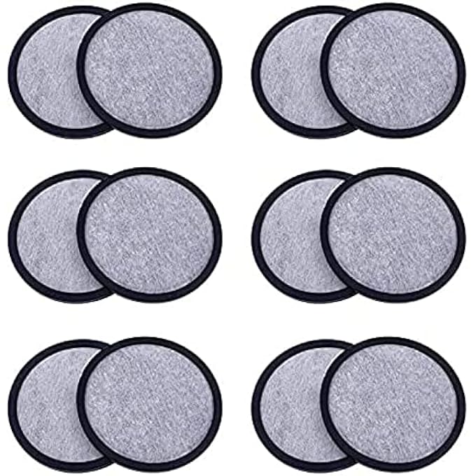 SYOSI 12Pack Replacement Charcoal Water Filter Discs For Mr Coffee Brewers Coffee Machines - Image 2