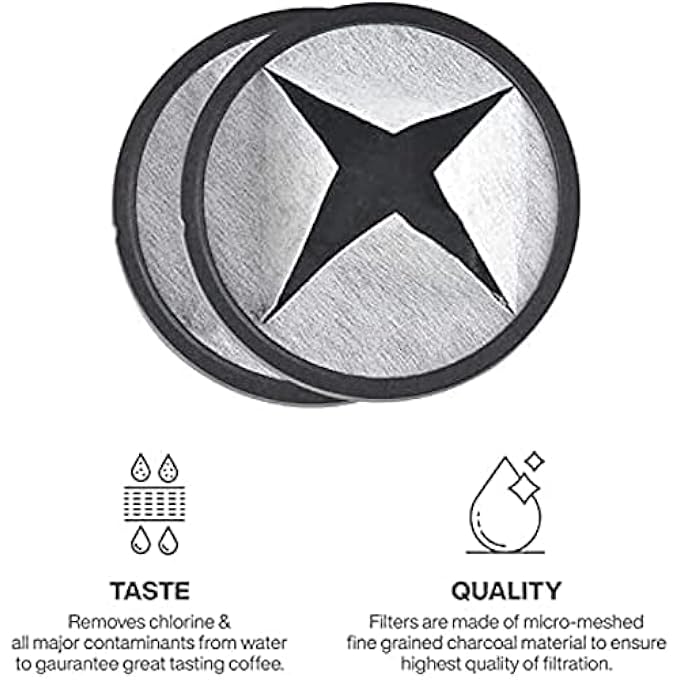 SYOSI 12Pack Replacement Charcoal Water Filter Discs For Mr Coffee Brewers Coffee Machines - Image 4