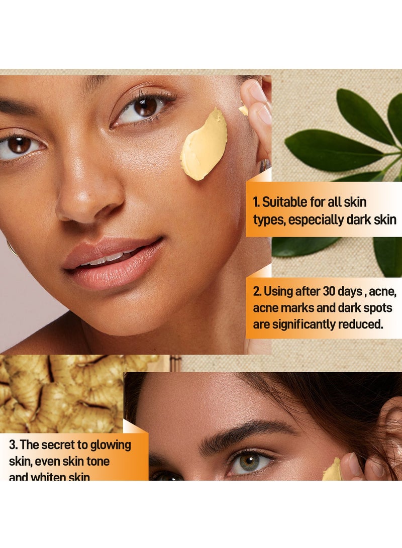 روبيريل كريم الريتينول بحمض الكوجيك بالكركم، يهدئ التجاعيد، مضاد للشيخوخة ويفتح البشرة، يضيء البشرة، يزيل حب الشباب، تبييض، تفتيح البقع 50 جم - Image 2