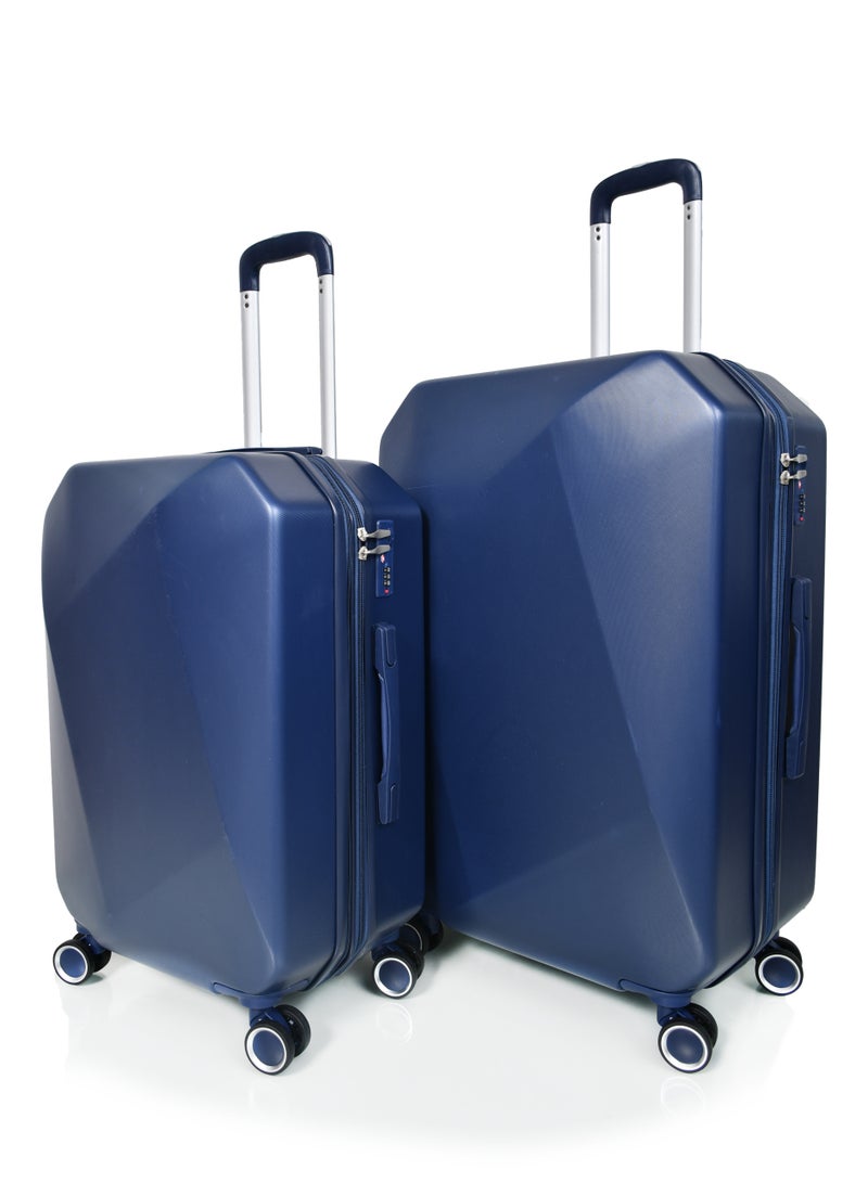 مورانو مجموعة حقائب سفر مورانو بعجلات دوارة مكونة من 4 قطع  لون أزرق غامق - Image 3