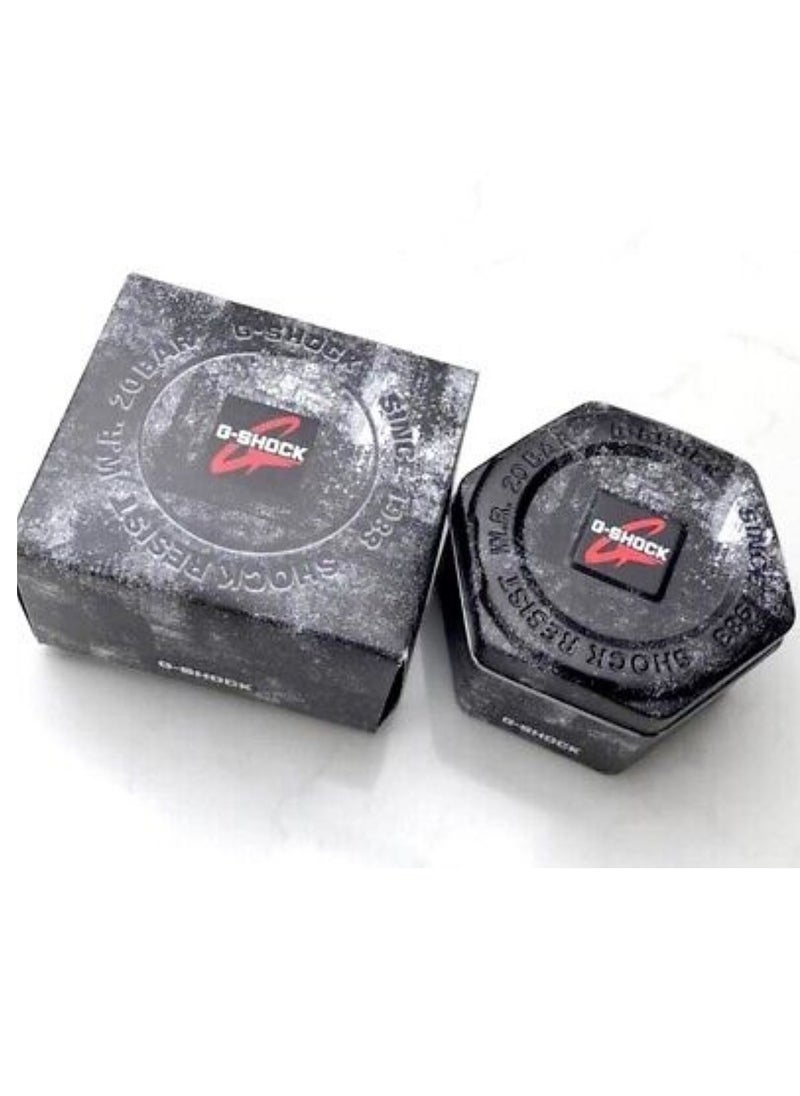 CASIO - G-Shock Digital Green Resin Strap Unisex Watch DW-5600EU-8A3DR - Image 1