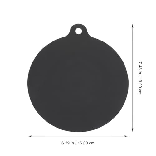 KALLORY 2pcs Induction Cooktop Mat, Cooktop Scratch Protector Silicone Stove Top Cover Round Heat-Insulation Pad - Image 2