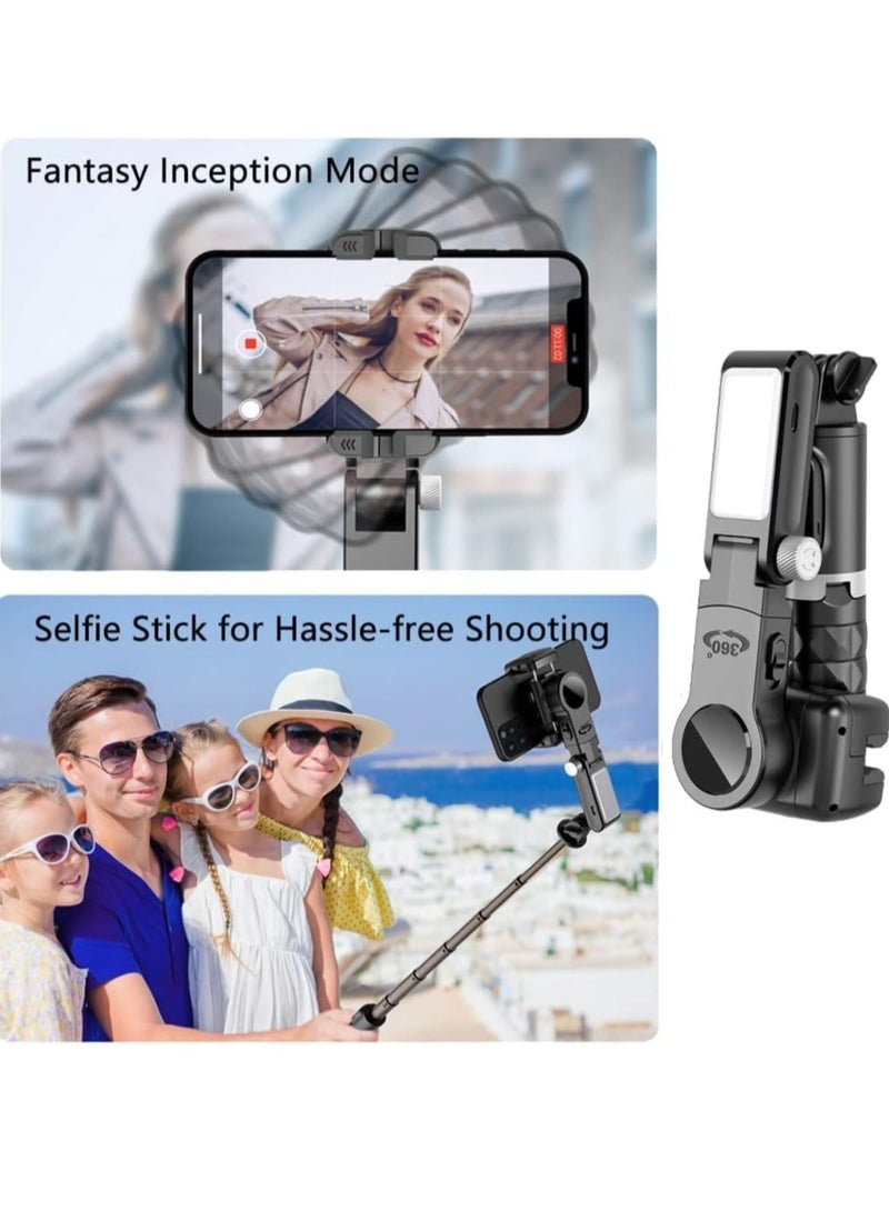 TIGER "4-in-1 Gimbal Stabilizer for Smartphones – Extendable Selfie Stick & Tripod with 3-Axis Face Tracking and 360° Rotation for iPhone/Android" - Image 3