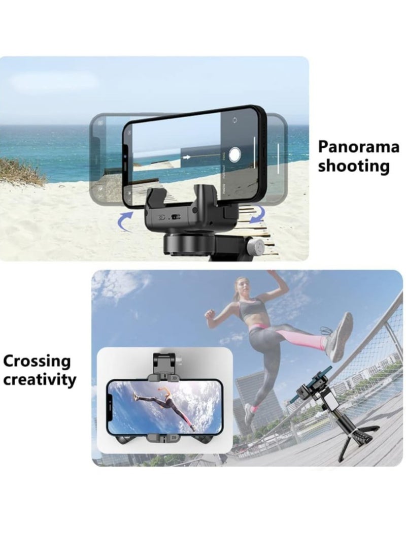 TIGER "4-in-1 Gimbal Stabilizer for Smartphones – Extendable Selfie Stick & Tripod with 3-Axis Face Tracking and 360° Rotation for iPhone/Android" - Image 4