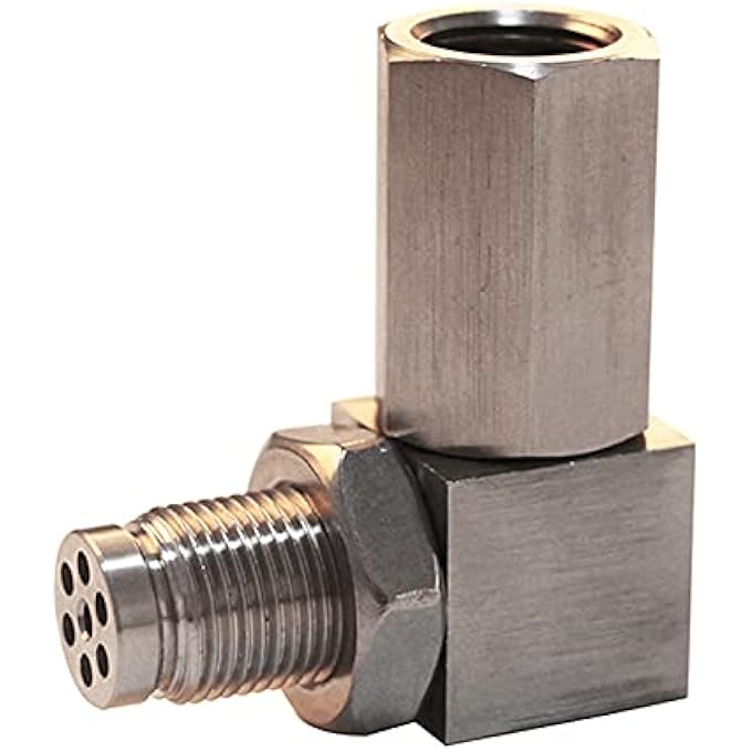 90 Degree O2 Oxygen Sensor Extender Spacer Engine Light Adapter Accessories M18 15
