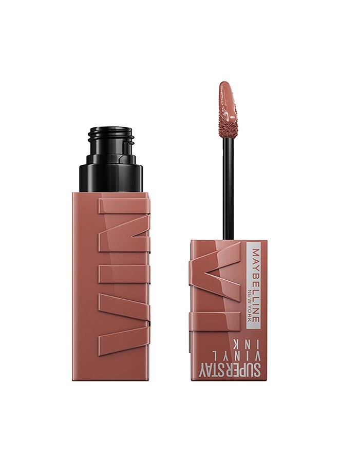MAYBELLINE NEW YORK Super Stay Vinyl Ink Nudes Longwear Transfer Proof Gloss Lipstick 120 Punchy  - Image 1