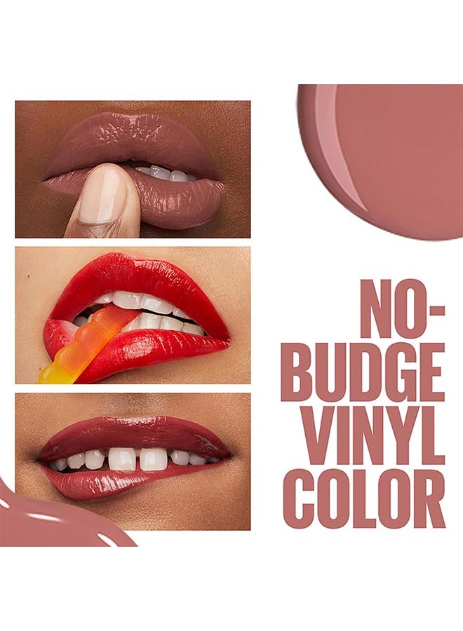MAYBELLINE NEW YORK Super Stay Vinyl Ink Nudes Longwear Transfer Proof Gloss Lipstick 120 Punchy  - Image 5
