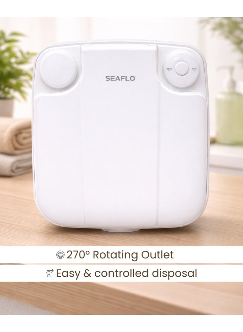 SEAFLO 22L Premium Portable Camping Toilet with 15L Flush Tank – Leakproof Travel RV & Outdoor Toilet - Image 5