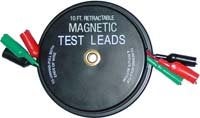 lang tools 1135  Magnetic Retractable Test Leads 3 Leads x 10ft