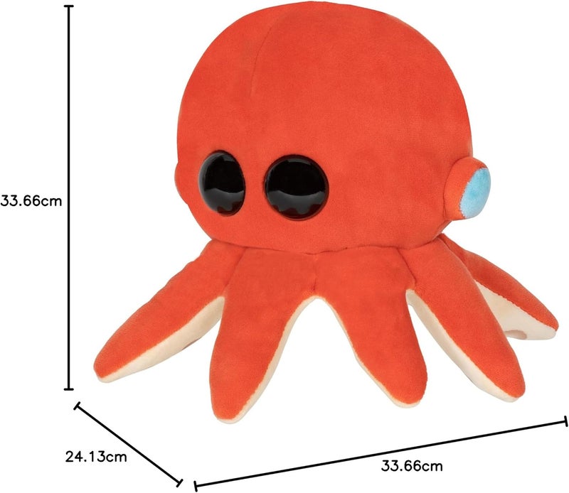 ADOPT ME! AME0009 8-Inch Octopus Collector Plush-6 Styles-Series 1-Common, Ultra Rare, Legendary-Off The Chart Collectability-Toys for Kids Featuring Your Favourite Pets, Ages 6+, Black - Image 4