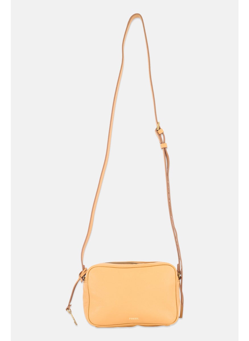 FOSSIL Women Embroidered  Cross Body Bag, 16 H x 23 L x 6 W cm, White  - Image 3