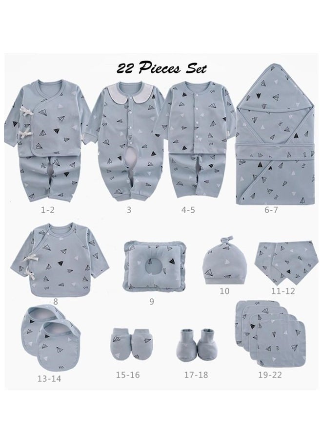 Beauenty Newborn Baby Gifts Set Newborn  Gifts Set Baby Girl Boys Gifts Premium Cotton Baby Clothes Accessories Set Fits Newborn To 3 Months  - Image 5