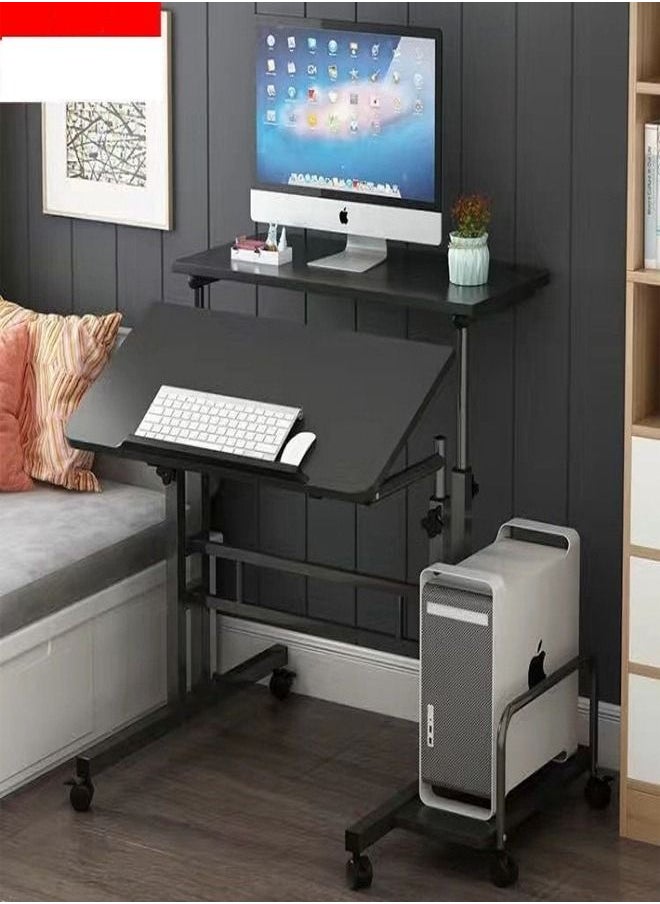 fashionhome - Modern Portable Multi Purpose Study Desktop Gaming Table 62 x 90 x 69 cm - Image 1