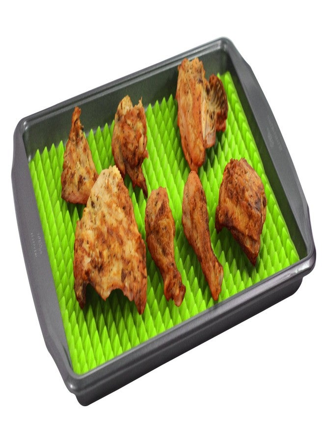 ساثيرن هوم وير صينية خبز سيليكون مرتفعة غير لاصقة من ساوثرن هوم ويرز، لون أخضر، SH-10083 - Image 1