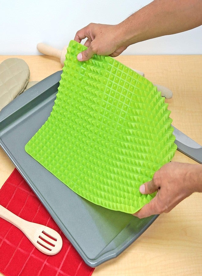 ساثيرن هوم وير صينية خبز سيليكون مرتفعة غير لاصقة من ساوثرن هوم ويرز، لون أخضر، SH-10083 - Image 2