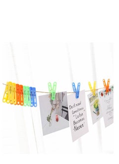 Mondex Mondex Durable Polypropylene Plastic Pegs for Laundry, Clothing Pins, Clothes Drying, and Outdoor Use, 48 Pieces  - Image 3