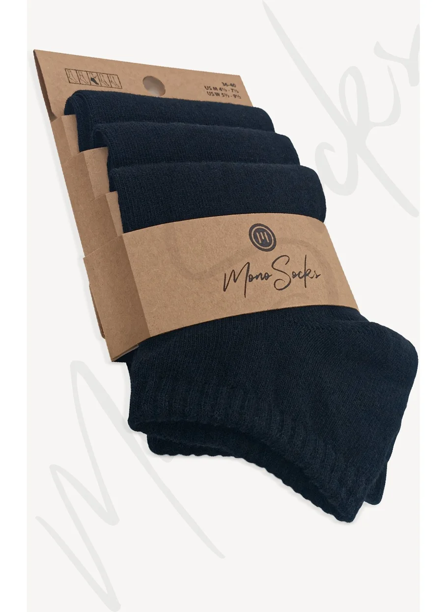 Mono Socks 3-pack Basic Plain Booties Socks