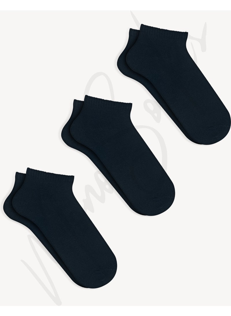 Mono Socks - زوج 3 من جوارب البوت الأساسية السادة - Image 1