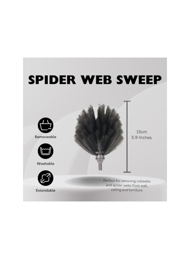 erorex 7 Pcs Feather Duster with 30-100 Inch Extendable Pole, Removable and Washable Dusters for Cleaning Home with Ostrich Feathers Duster, Discover the Power of Dust Cleaner with Car Cleaning Brush - Image 5